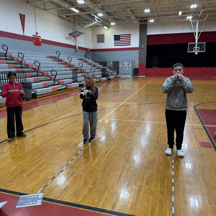6th grade PLTW students got creative and tested out straw jets, following the design process step by step. 