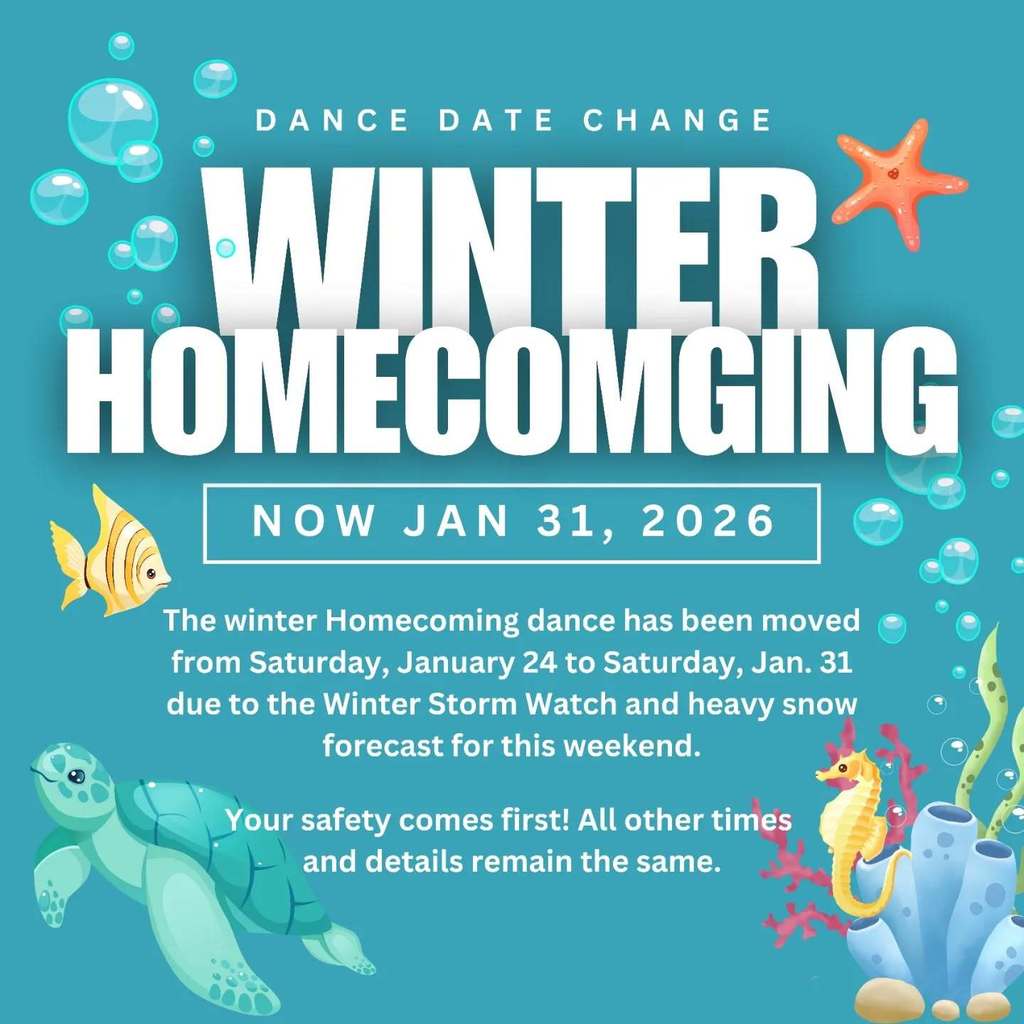 winter homecoming flyer