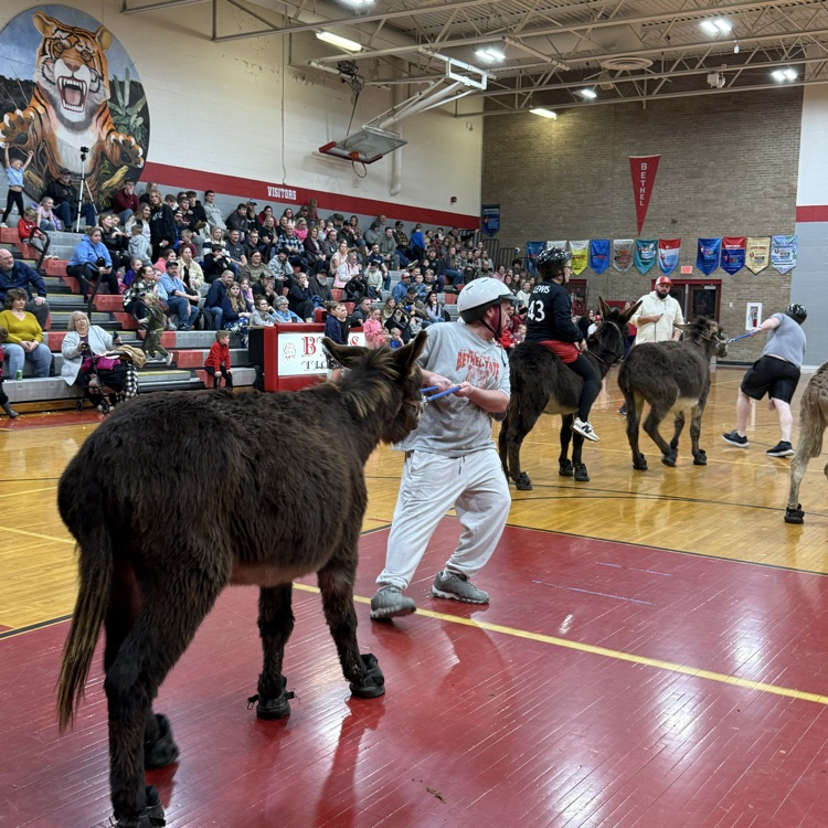 A BIG thank you to everyone who participated, helped with, and came out to our Donkey Basketball event for a fundraiser for BTMS students! The "excitement" of a pipe bursting in the office setting off the fire alarm could not stop the fun for long!😁💦