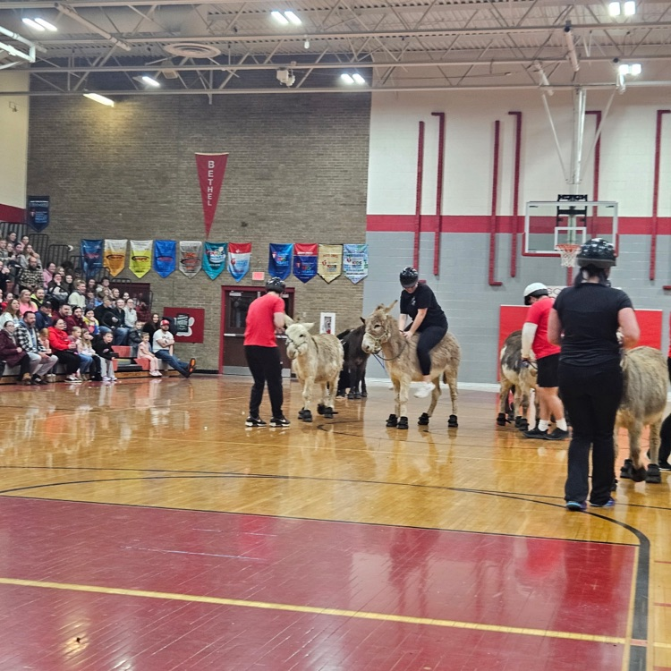 A BIG thank you to everyone who participated, helped with, and came out to our Donkey Basketball event for a fundraiser for BTMS students! The "excitement" of a pipe bursting in the office setting off the fire alarm could not stop the fun for long!😁💦