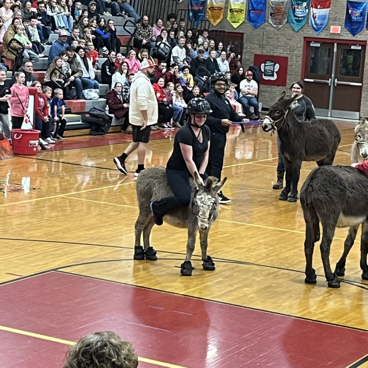 A BIG thank you to everyone who participated, helped with, and came out to our Donkey Basketball event for a fundraiser for BTMS students! The "excitement" of a pipe bursting in the office setting off the fire alarm could not stop the fun for long!😁💦