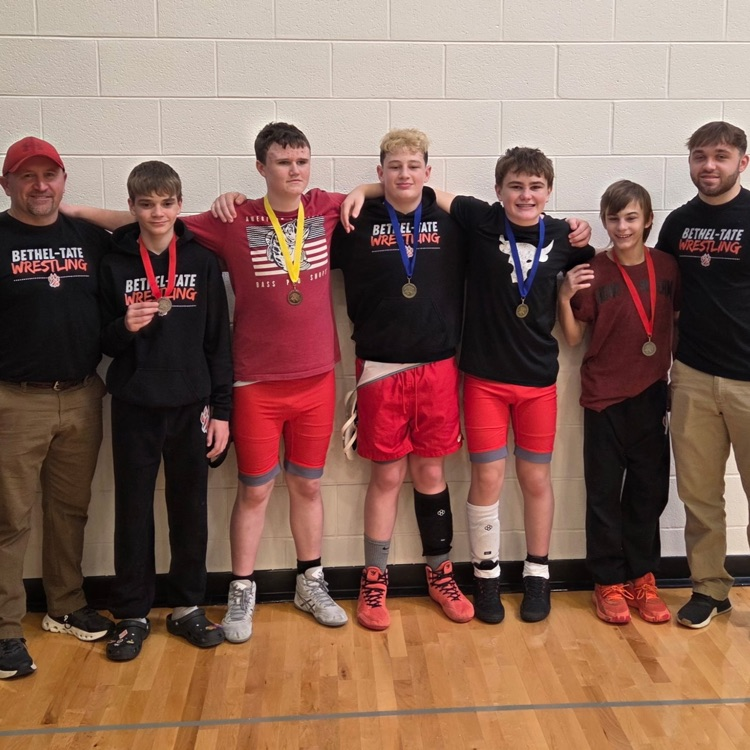 Coach Darnell and Coach Darnell are so proud of our wrestlers at the League Meet where 5 out of 6 wrestlers placed! John and Zeke got 1st place. Ethan and Robert got 2nd place and Nathan got 4th place. Way to go guys!🤼‍♂️🐅