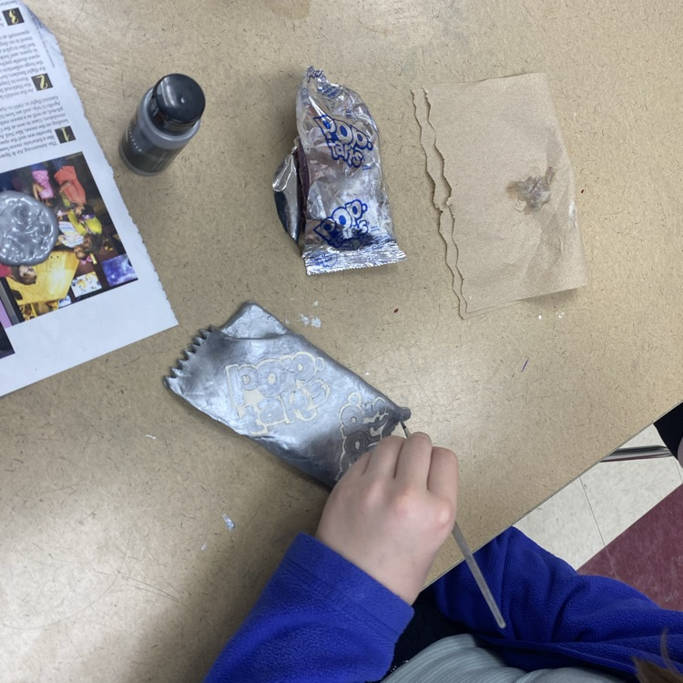 7th grade Art students are getting close to finishing their Clay Junk Food project!