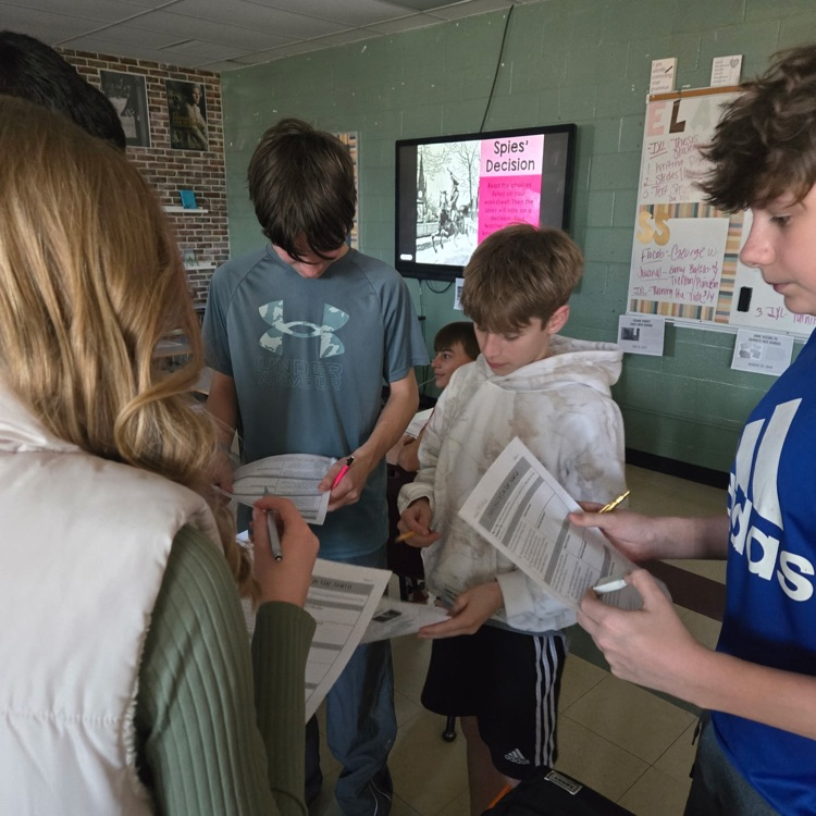 Students have been exploring the Revolutionary War