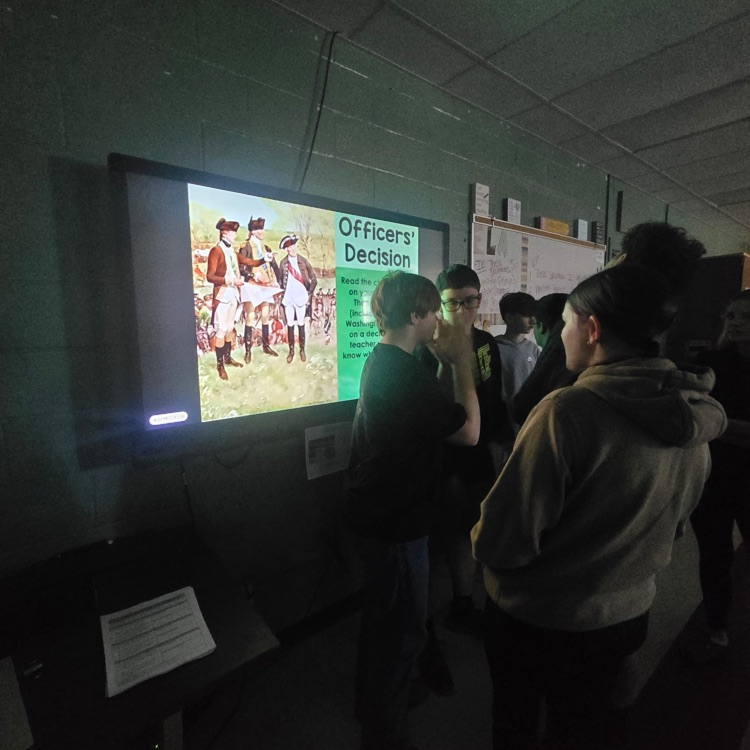 Students have been exploring the Revolutionary War