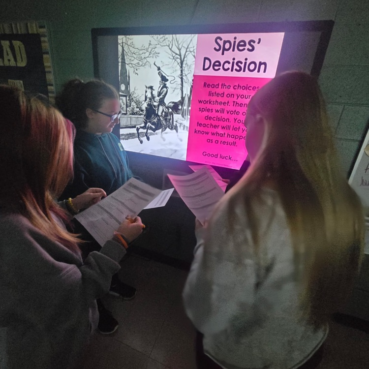 Students have been exploring the Revolutionary War