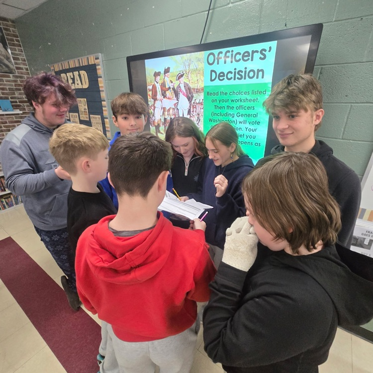 Students have been exploring the Revolutionary War