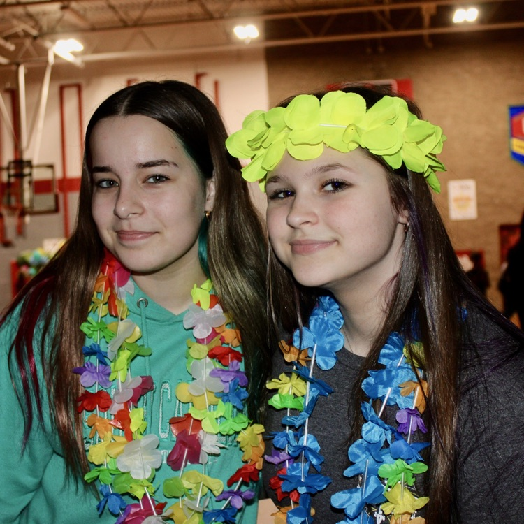 This year’s luau dance was so much fun and memorable!  The students danced, took pictures, ate pizza and danced some more.  Thanks to everyone for making it a successful night!