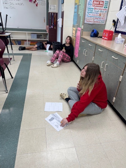 Students in Mrs. Starline’s language arts class used brainstorming strategies to develop informative essays about the challenges of hiking through the Klondike.