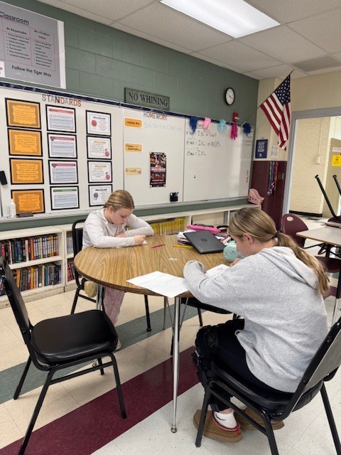 Students in Mrs. Starline’s language arts class used brainstorming strategies to develop informative essays about the challenges of hiking through the Klondike.