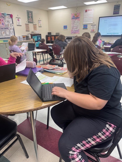 Students in Mrs. Starline’s language arts class used brainstorming strategies to develop informative essays about the challenges of hiking through the Klondike.
