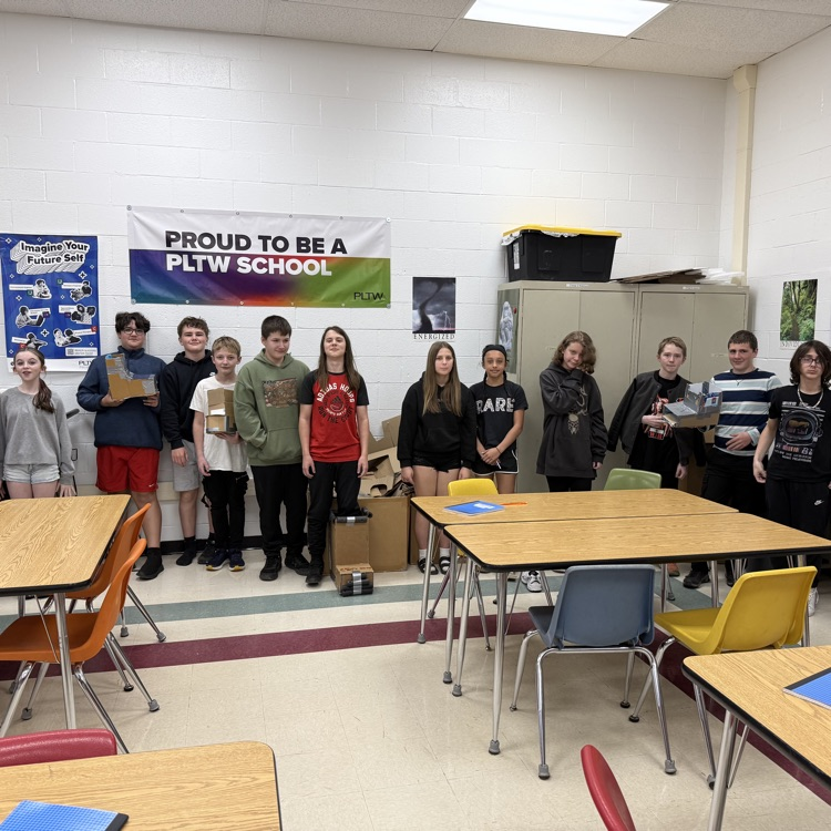 Students created and constructed ankle foot orthosis prototypes, following the design process. 