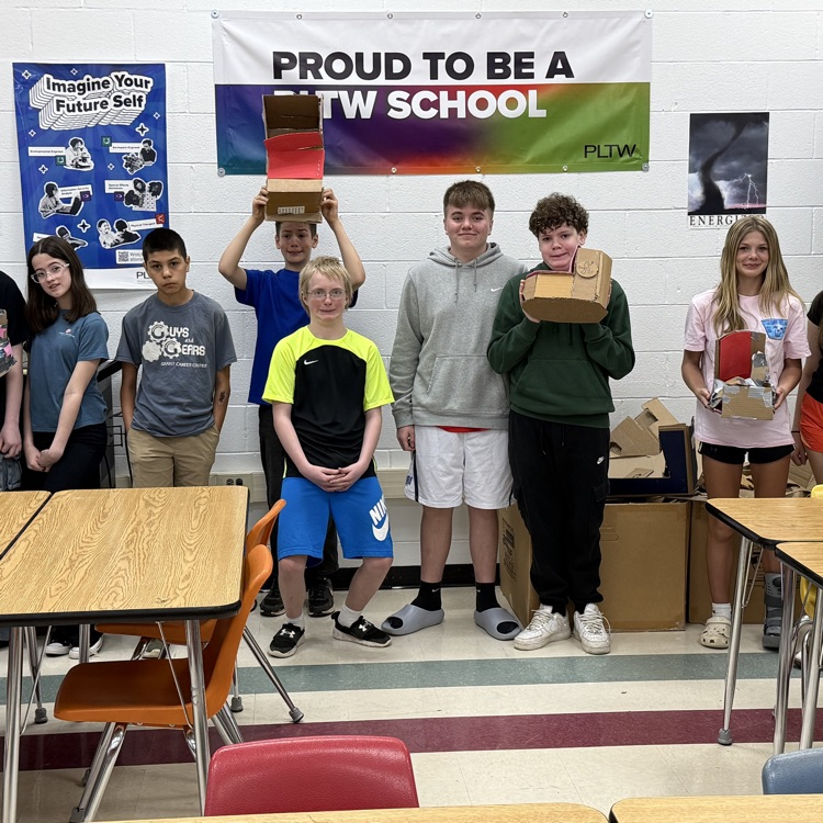 Students created and constructed ankle foot orthosis prototypes, following the design process. 