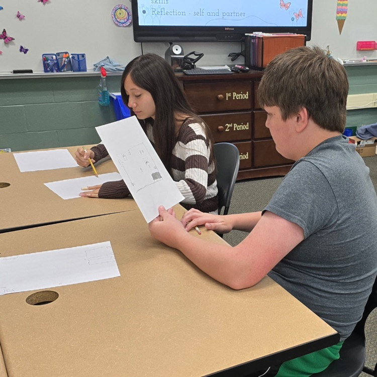 Communication plays an important role in most careers. 7th graders in Career Exploration practiced this soft skill by describing their bedrooms to a classmate who tried to draw it correctly. 