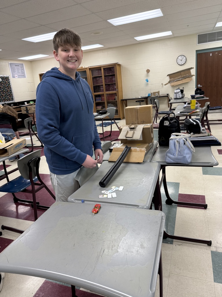 A fun day in 8th grade science class!