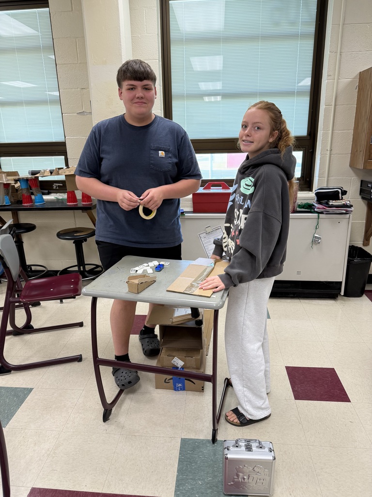 A fun day in 8th grade science class!