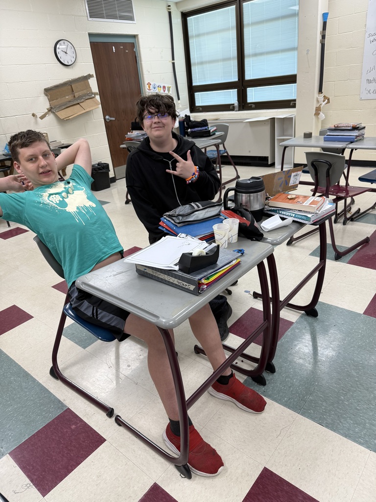 A fun day in 8th grade science class!