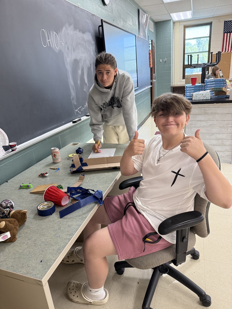A fun day in 8th grade science class!