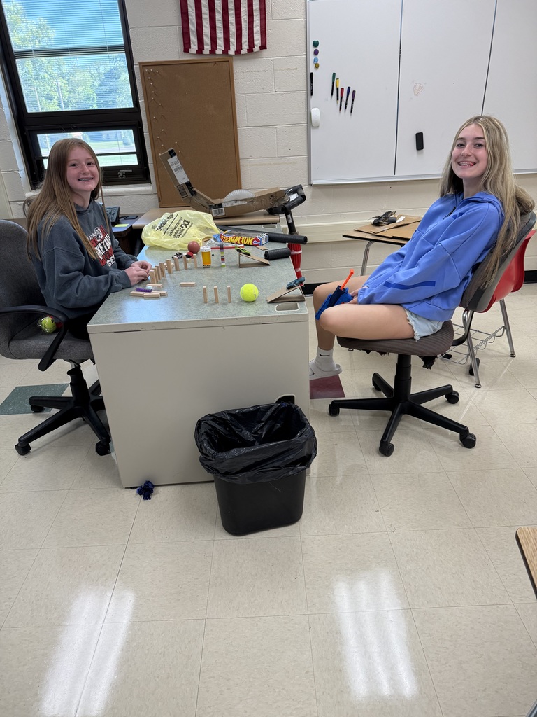 A fun day in 8th grade science class!