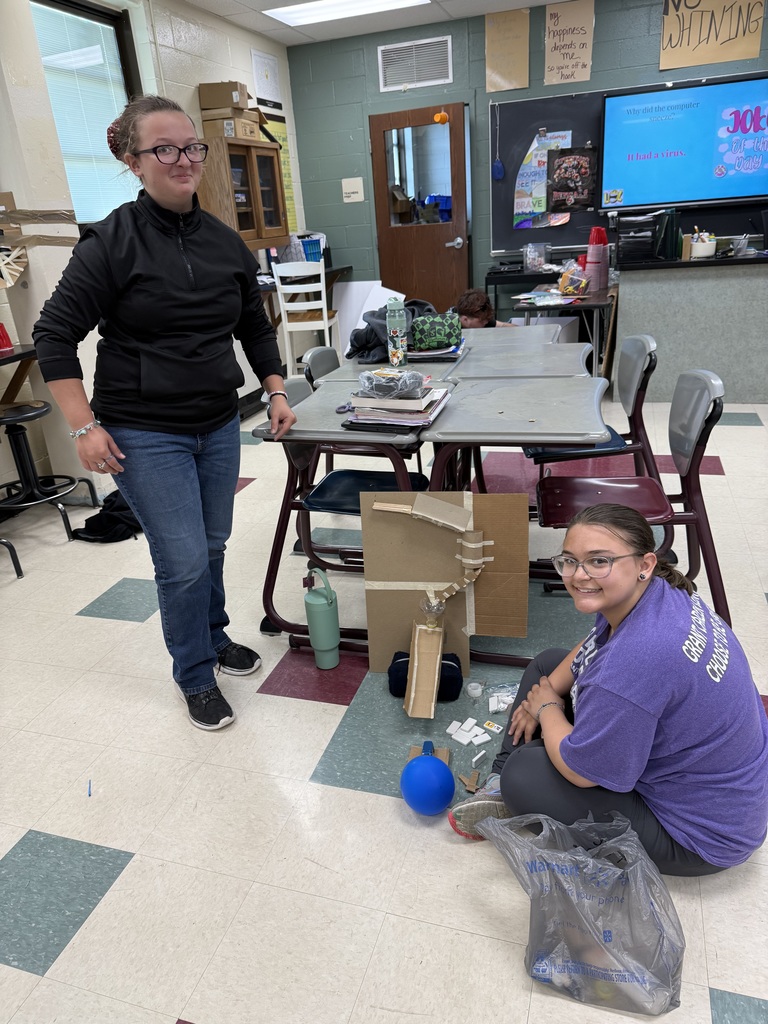 A fun day in 8th grade science class!