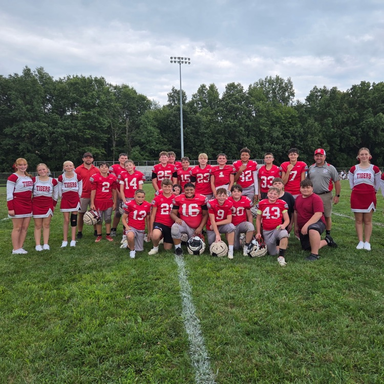 Tigers won 36-0 in their home opener against Western Brown.  Great game by our Tigers!!!!