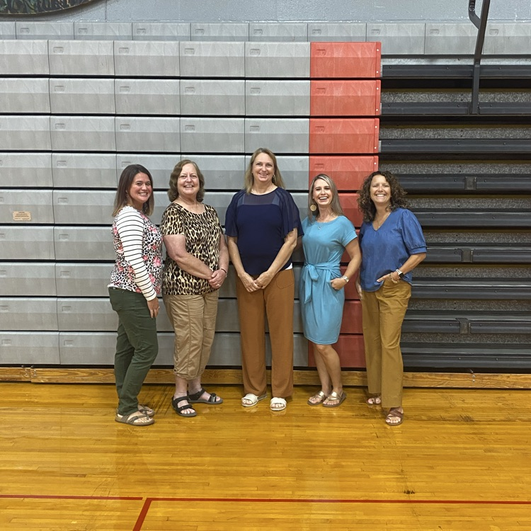 Mrs. Fisher, Mrs. Parlier, Mrs. Patrick, Mrs. Senger, and Mrs. Smith are looking forward to a good year with their 5th and 6th grade students. Welcome back to school! 