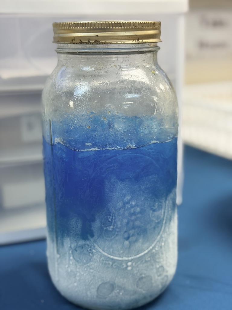What happens when water vapor temperature gets below 32 degrees Fahrenheit? Students used the scientific method to do an experiment and found out that it creates frost!