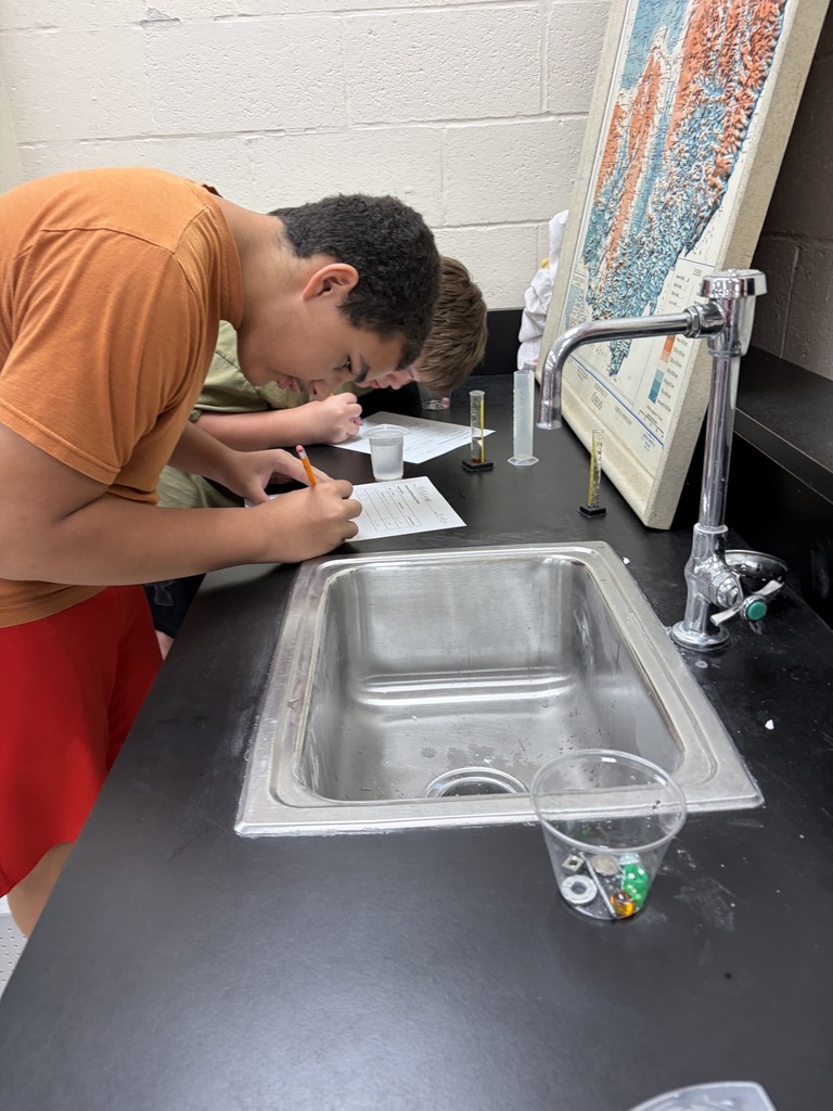 Can you find the volume and mass? These students can!