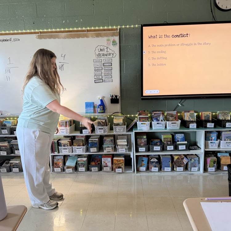 #2 We wrapped up our learning with a little Trashketball! Students worked together to review important vocabulary words and recent ELA topics while having some friendly competition.