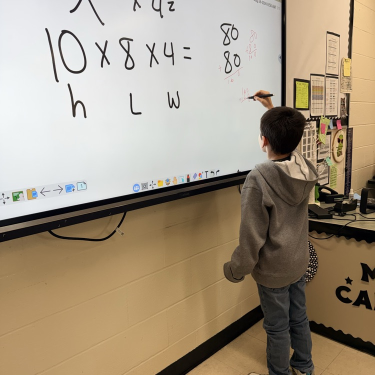 Strengthening those math skills!