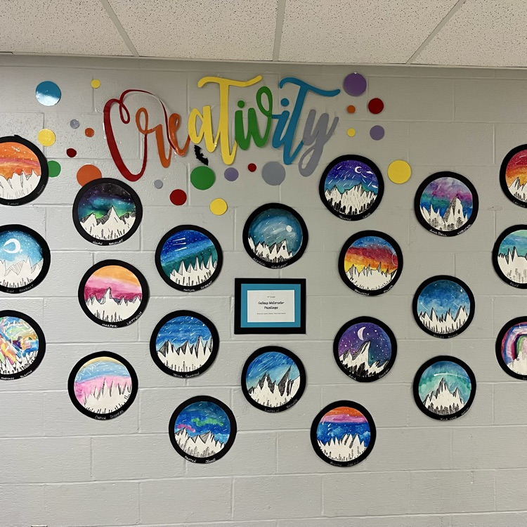 6th graders completed a new art project this year, Galaxy Watercolor Paintings. They TOTALLY nailed the assignment!