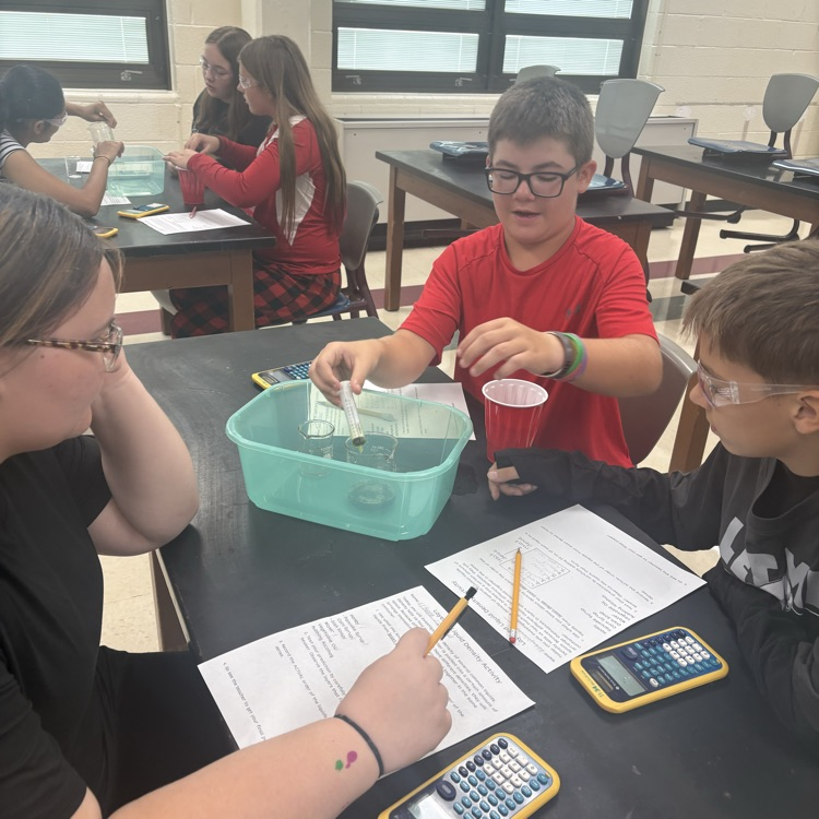 🧪 Density Lab in 7th grade science! They predicted, poured, layered, and calculated their way to figuring out which liquids were the most and least dense!