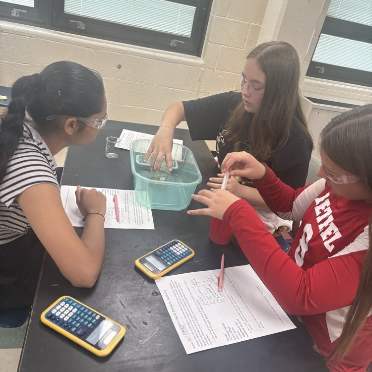🧪 Density Lab in 7th grade science! They predicted, poured, layered, and calculated their way to figuring out which liquids were the most and least dense!