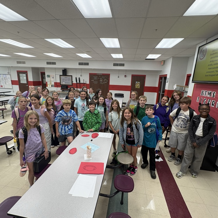 Our first Student Council meeting is in the books! 🎉 Our 5th, 6th, 7th, and 8th grade representatives came together today to kick off the year. We’re excited to see what this group accomplishes this year! ❤️🩶🐾