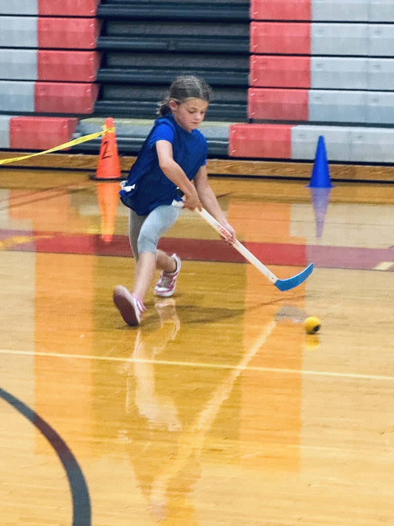 Mrs. Frazier's 5th grade Physical Education classes just finished up their Hockey Unit. They did a great job, and all teeth are accounted for 😀