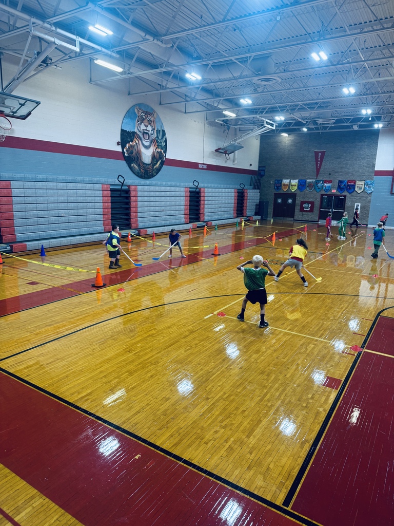 Mrs. Frazier's 5th grade Physical Education classes just finished up their Hockey Unit. They did a great job, and all teeth are accounted for 😀