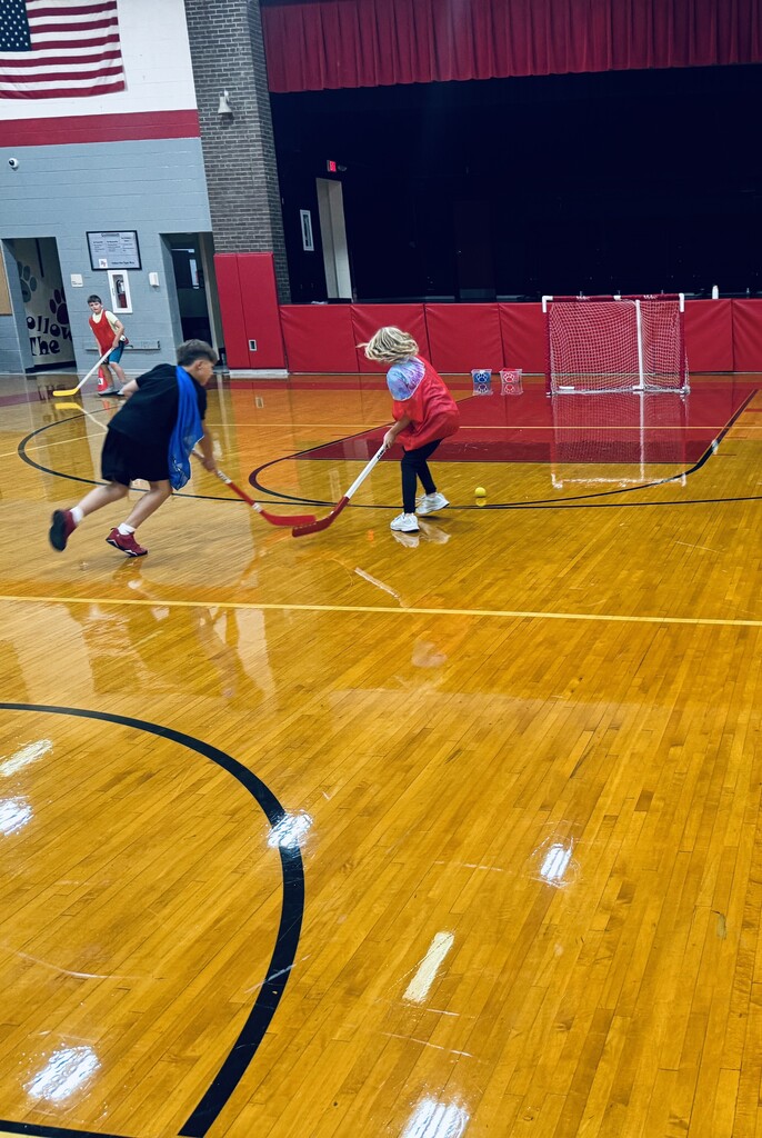 Mrs. Frazier's 5th grade Physical Education classes just finished up their Hockey Unit. They did a great job, and all teeth are accounted for 😀