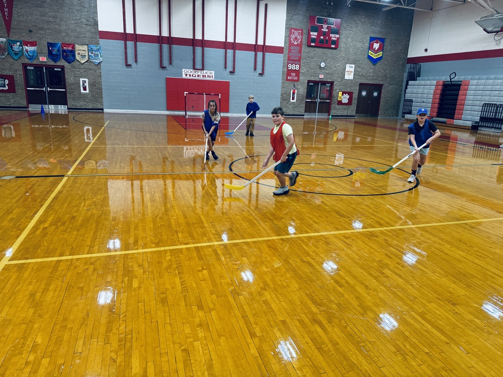 Mrs. Frazier's 5th grade Physical Education classes just finished up their Hockey Unit. They did a great job, and all teeth are accounted for 😀