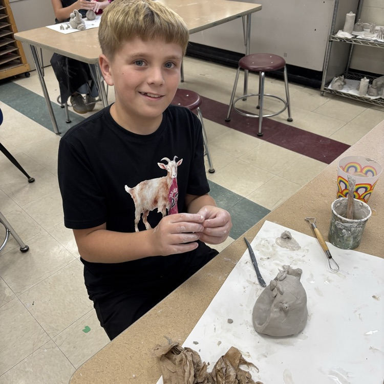 It’s clay week for the Art Department!  