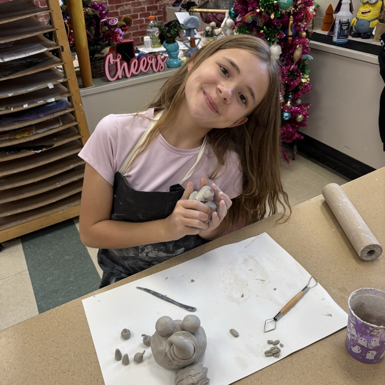It’s clay week for the Art Department!  
