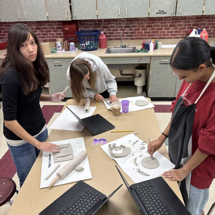 It’s clay week for the Art Department!  