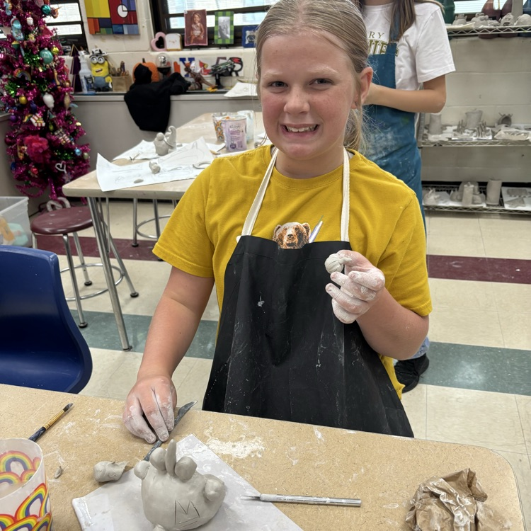 It’s clay week for the Art Department!  