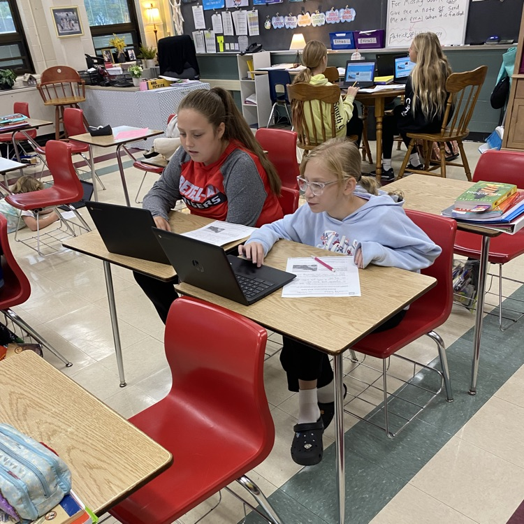 Students in Mrs. Patrick’s class worked with partners to complete a Gizmo on The Rock Cycle. 