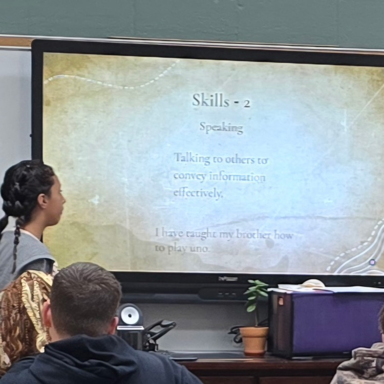 7th and 8th grade Career Exploration students share presentations on the careers they researched. 