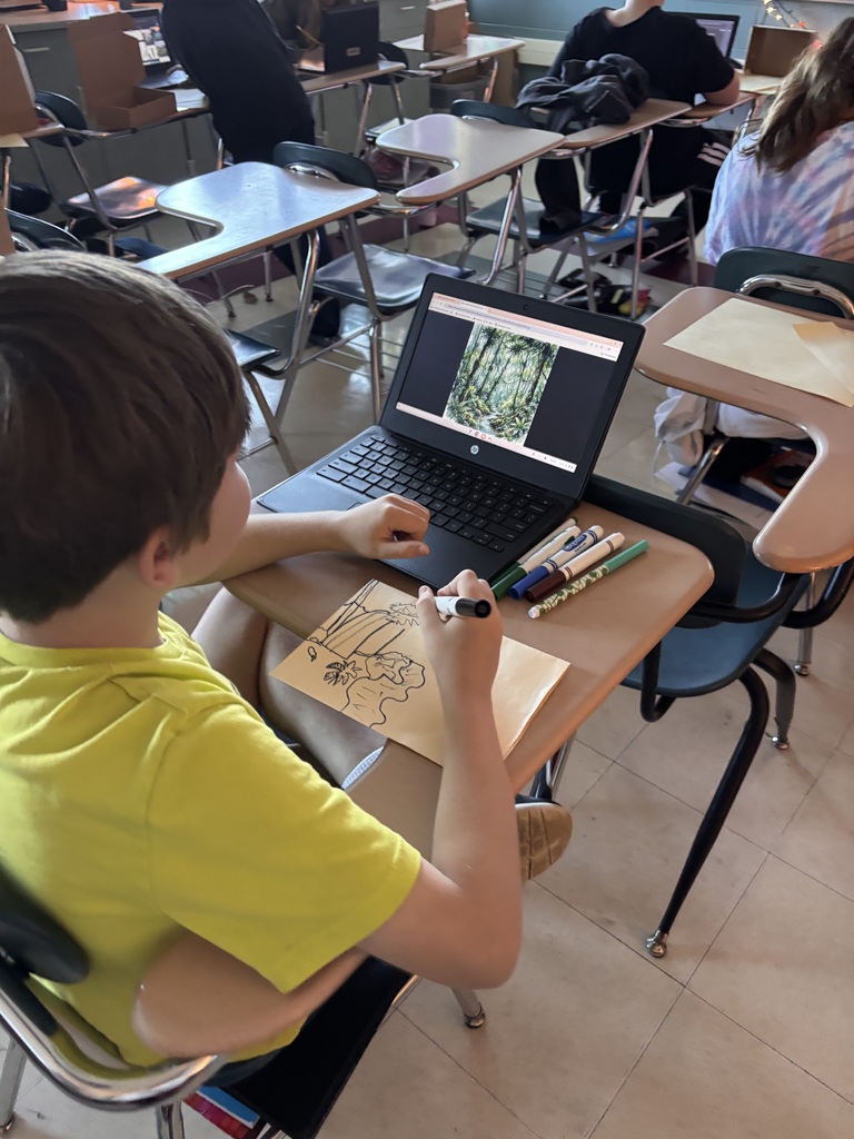 Ms. Riley’s 5th grade Ecosystem in a box project!