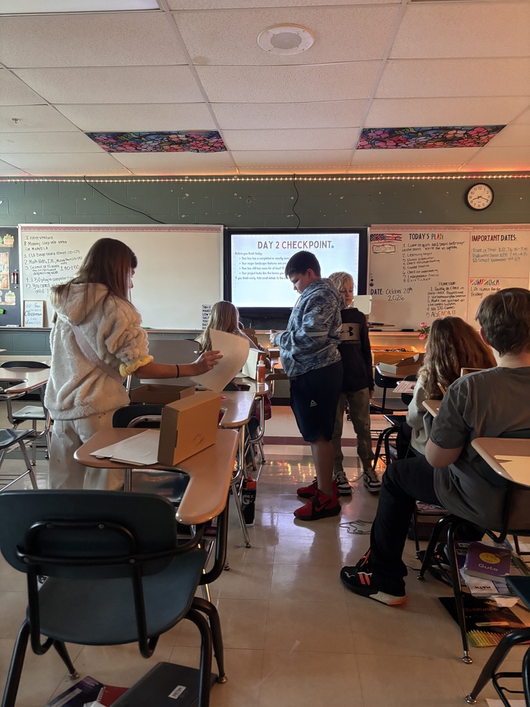 Ms. Riley’s 5th grade Ecosystem in a box project!