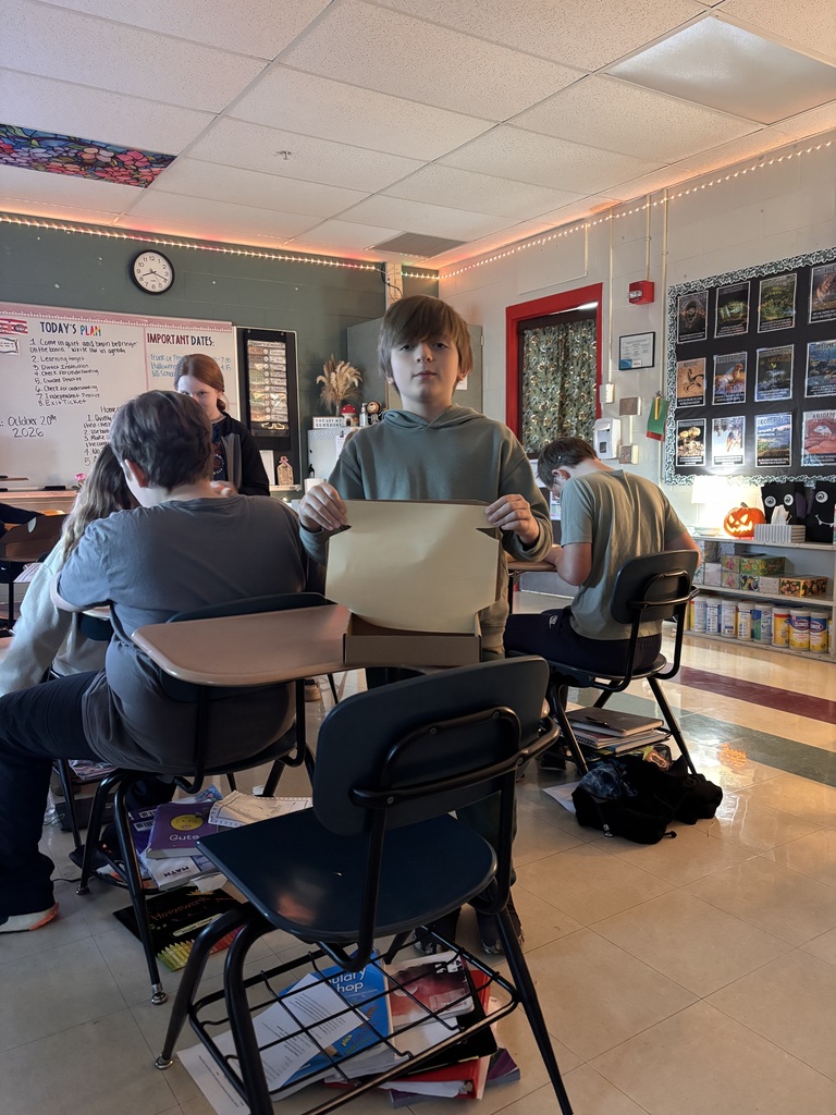 Ms. Riley’s 5th grade Ecosystem in a box project!