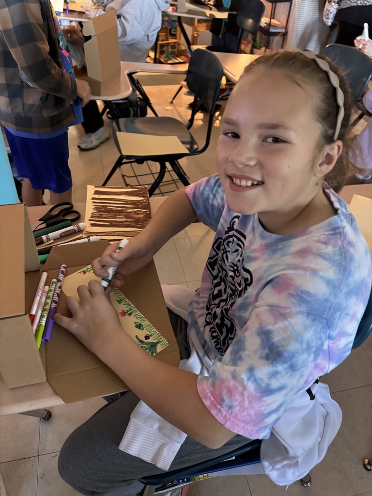 Ms. Riley’s 5th grade Ecosystem in a box project!