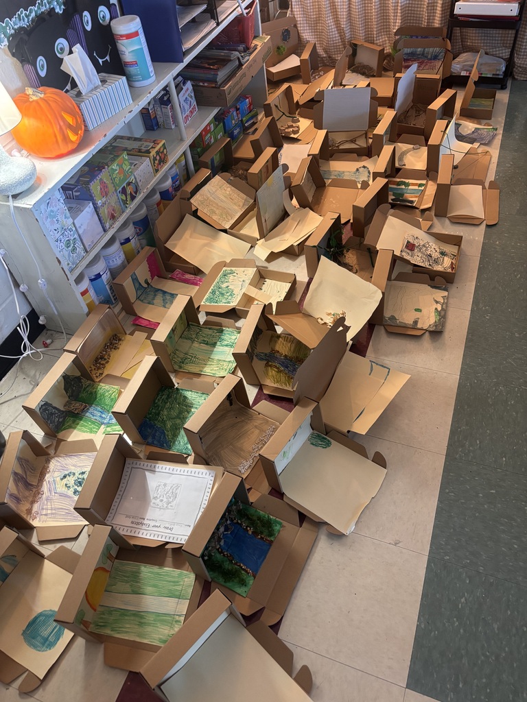 Ms. Riley’s 5th grade Ecosystem in a box project!
