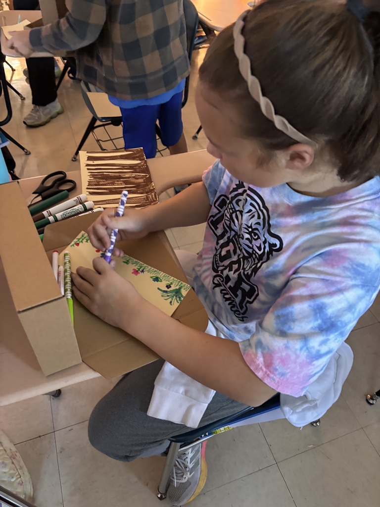 Ms. Riley’s 5th grade Ecosystem in a box project!